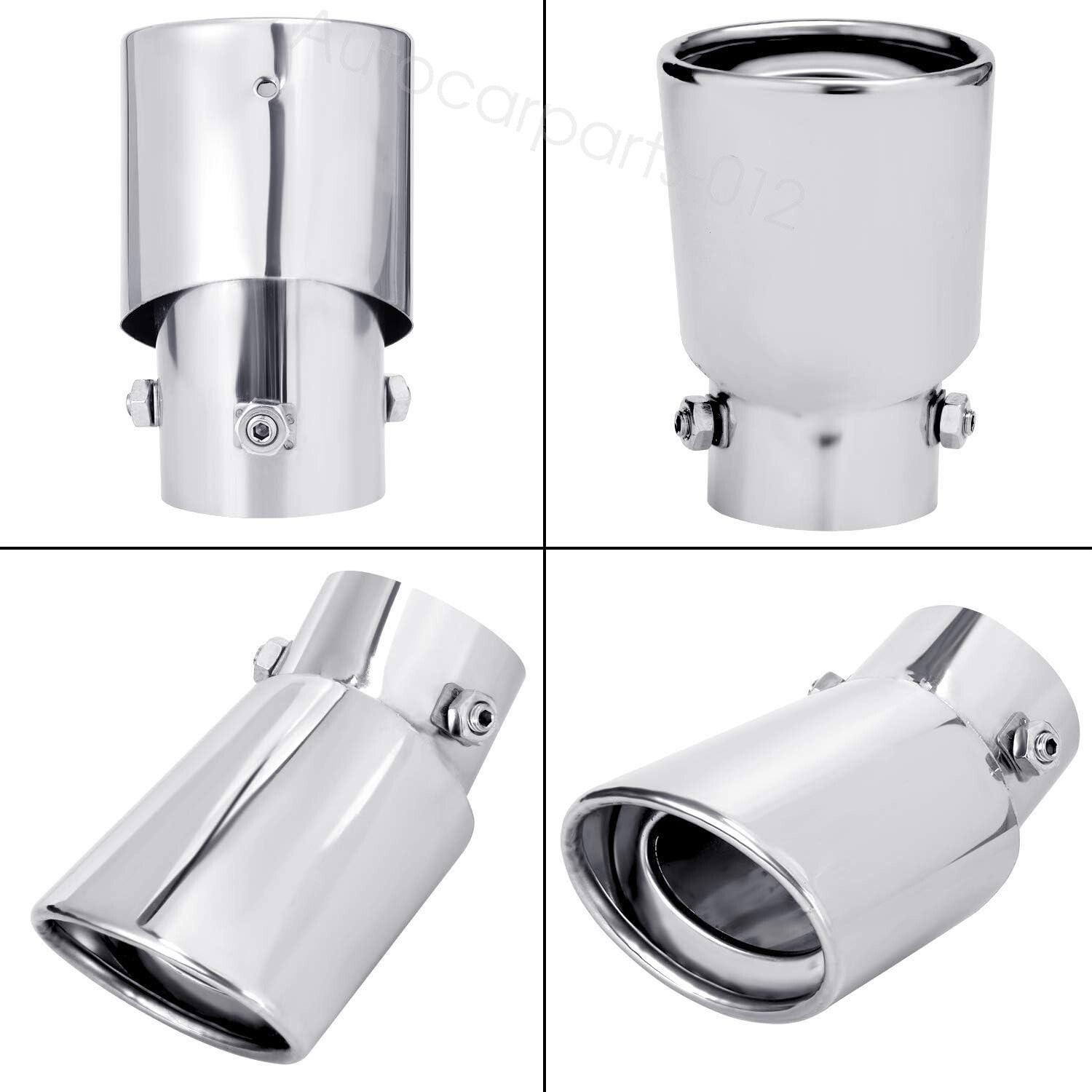 Car Exhaust Pipe Tip Rear Tail Throat Muffler Stainless Steel For Maserati mc20