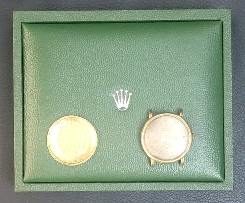 Vintage Rolex Precision 4656 Manual Winding Watch 18K Fancy Curved Lugs 1940’s - Picture 18 of 22