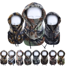 Winter Balaclavas Face Mask Fleece Warm Windproof Adjustable for Skiing Hunting