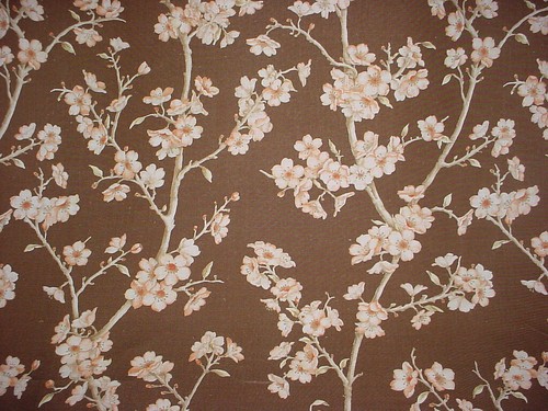 8Y Kravet Barbara Barry Bloom Fudge Plum Blossom Print Upholstery Fabric - Picture 2 of 4