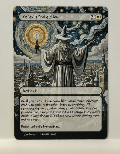 EDH Staples Bundle - Altered Art Custom MTG Cards - 10 Van Gogh Style Staples - Picture 7 of 11