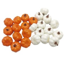 12/24x Mini Artificial Pumpkins Decoration Set Autumn Decoration for Party Table