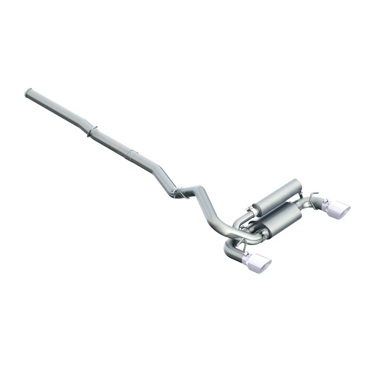 MBRP Fits 2016+ Ford Focus RS 3in Dual Outlet Cat-Back Exhaust T409 SS - Image 2 of 4