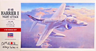 HASEGAWA 1:48 McDonnell Douglas AV-8B Harrier II *Night Attack