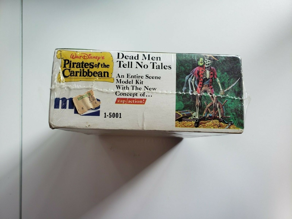 1972 MPC Pirates of the Caribbean Model Kit - Walt Disney - Dead