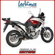 8402EU ÉCHAPPEMENT LEOVINCE HONDA XL 700 V TRANSALP 2009 - LV ONE EVO STAINLESS 