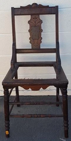 Antique straight back chair deals