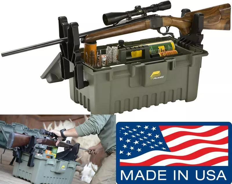 RIFLE SHOTGUN Field Box Vise Stand Tray Gun Cleaning Maintenance  Gunsmithing USA | eBay