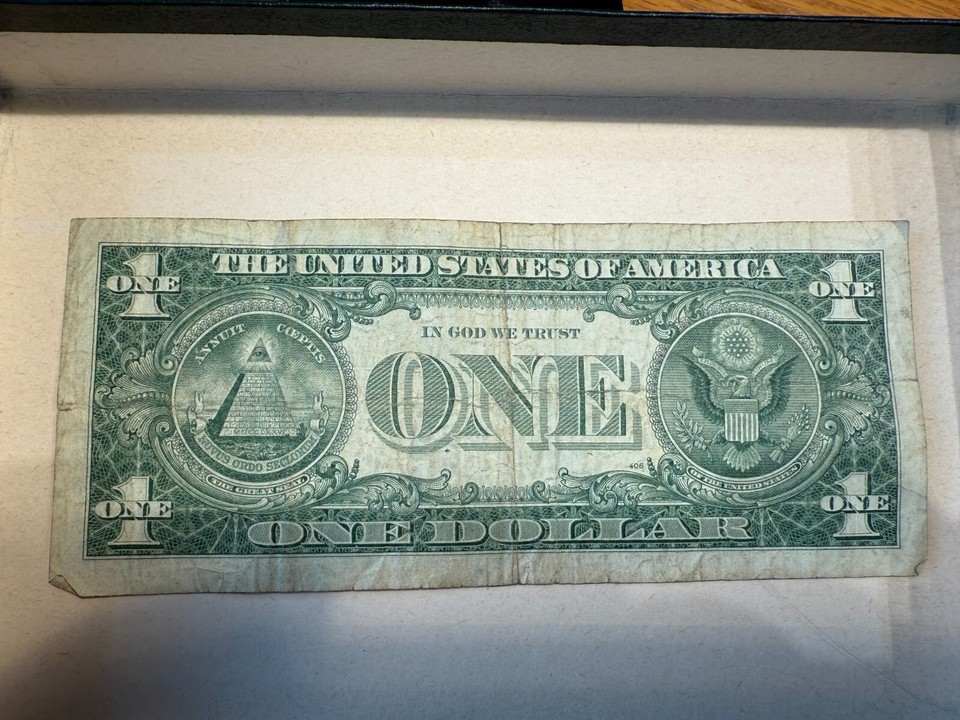 1957 B Silver Certificate One Dollar 1 Bill Circulated 4168 EBay 1957-b-silver-certificate-one-dollar-1-bill-circulated-4168-ebay