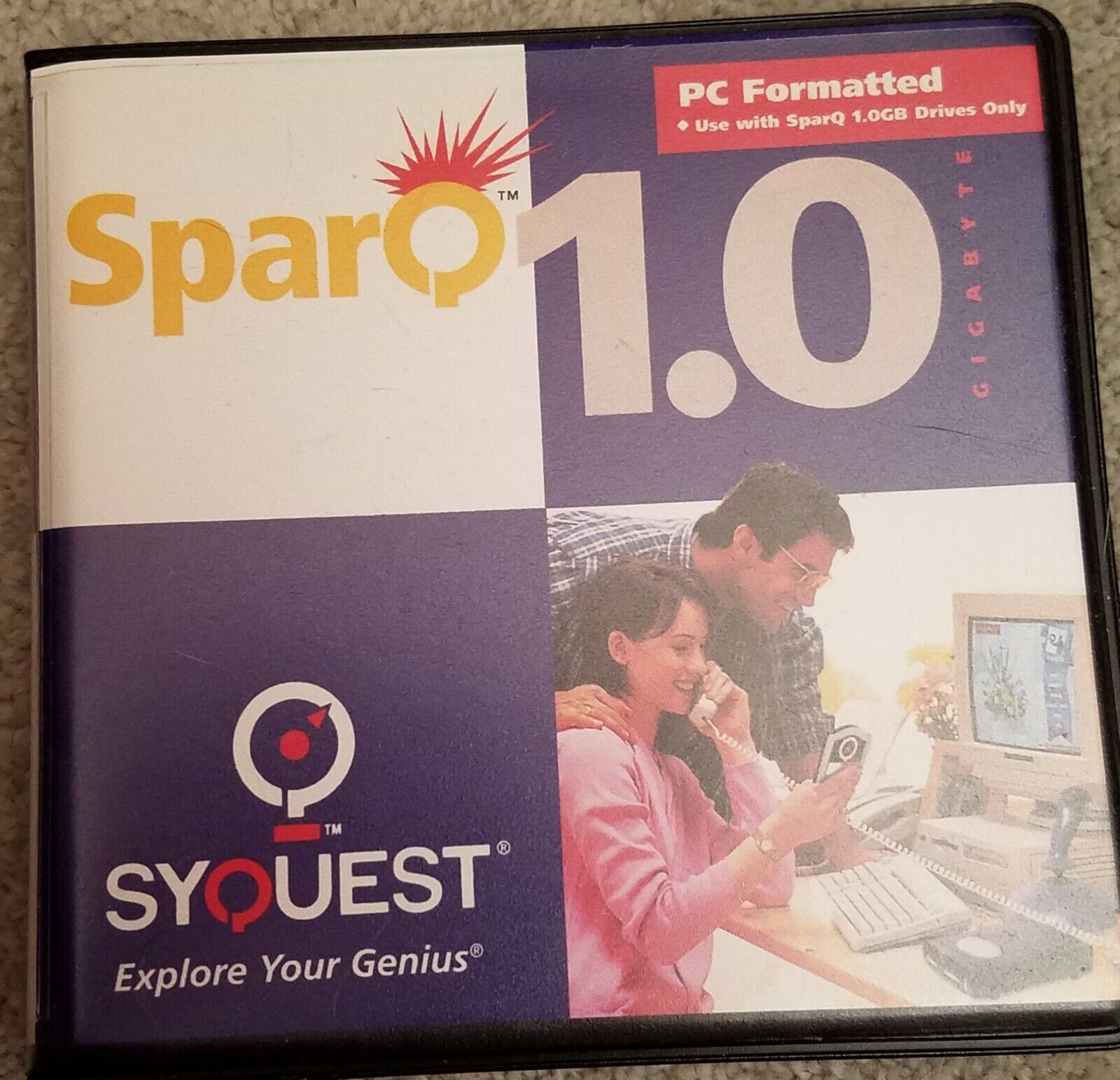 SYQUEST SPARQ 1.0 GB REMOVABLE CARTRIDGE