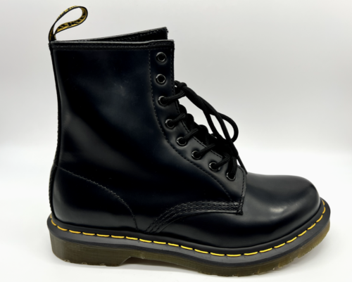 New Dr. 1460 W Patent Leather Boots Women's Sz 7 L SZ 8 - SMOOTH BLACK | eBay