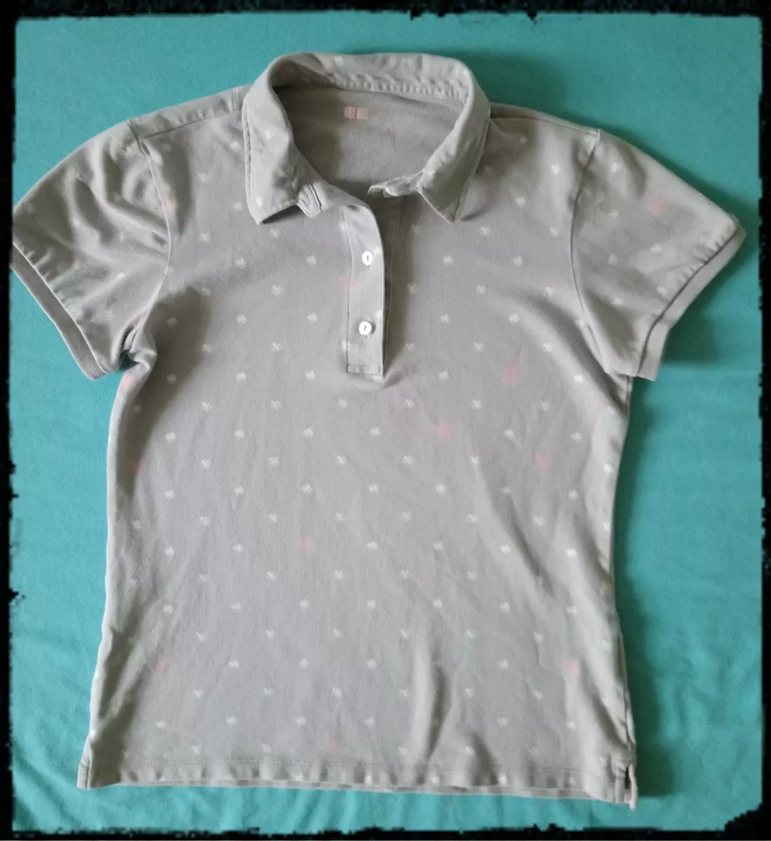 Uniqlo polo top shirt womens