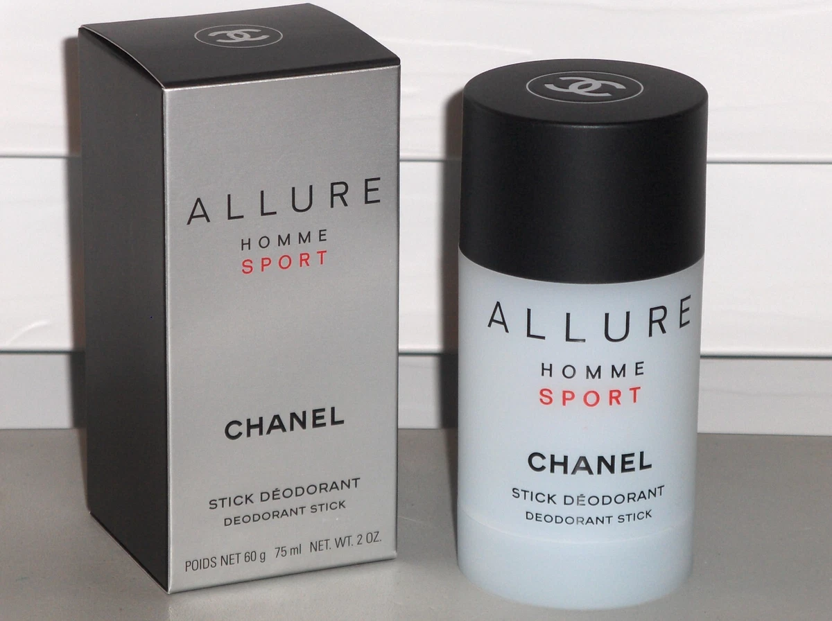 ALLURE HOMME SPORT by CHANEL Paris Men's Solid Stick Deodorant, 2 oz., 60  g, NIB