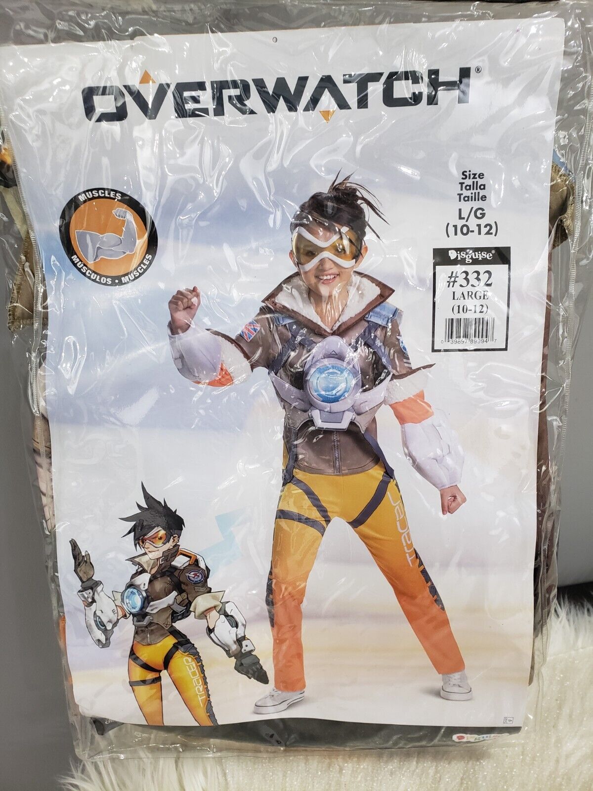 Overwatch Tracer Deluxe Child Costume, Large (10-12)