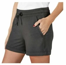 Members Mark Ladies Lounge Shorts BLACK XSMALL 