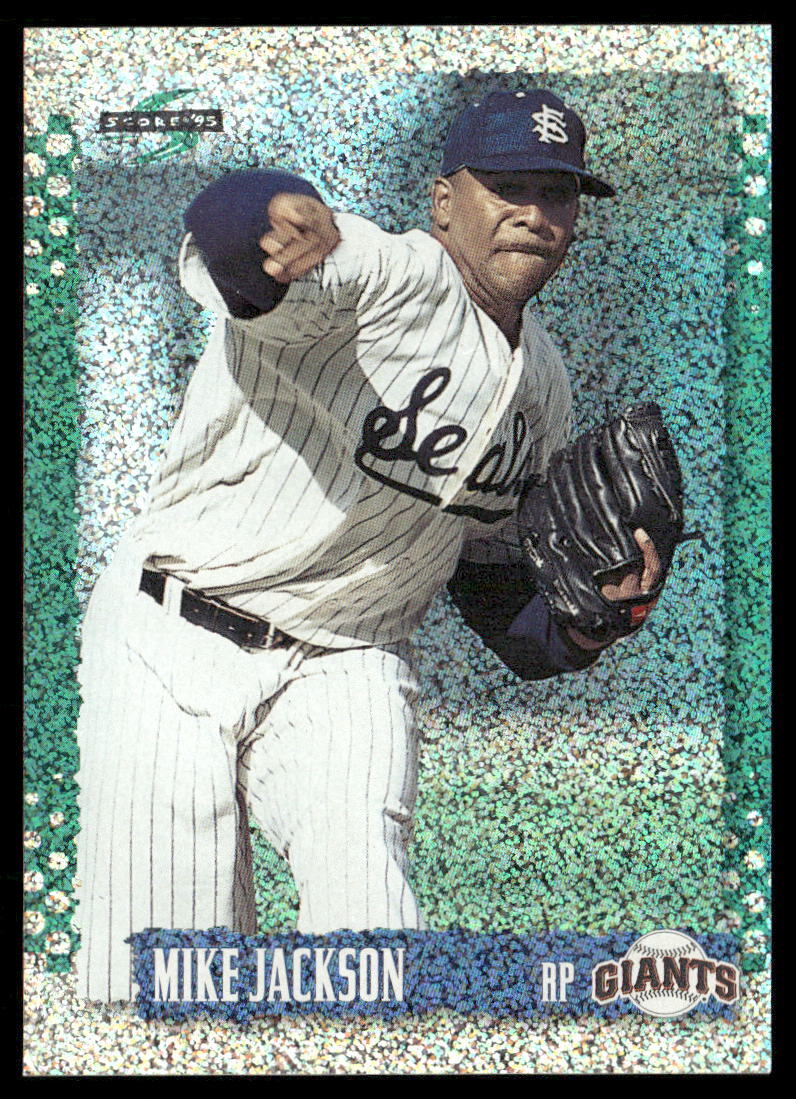 Usa マイケル・ジャクソン4点セット Mike Jackson 1995 Score Platinum Team Sets #524 - San Francisco