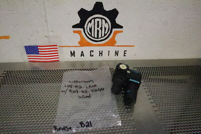 #ad #ad Wilkerson R08 02 F0G0 Regulator 0 125PSIG 1 4quot; Port L08 02 LK00 Lubricator $39.99