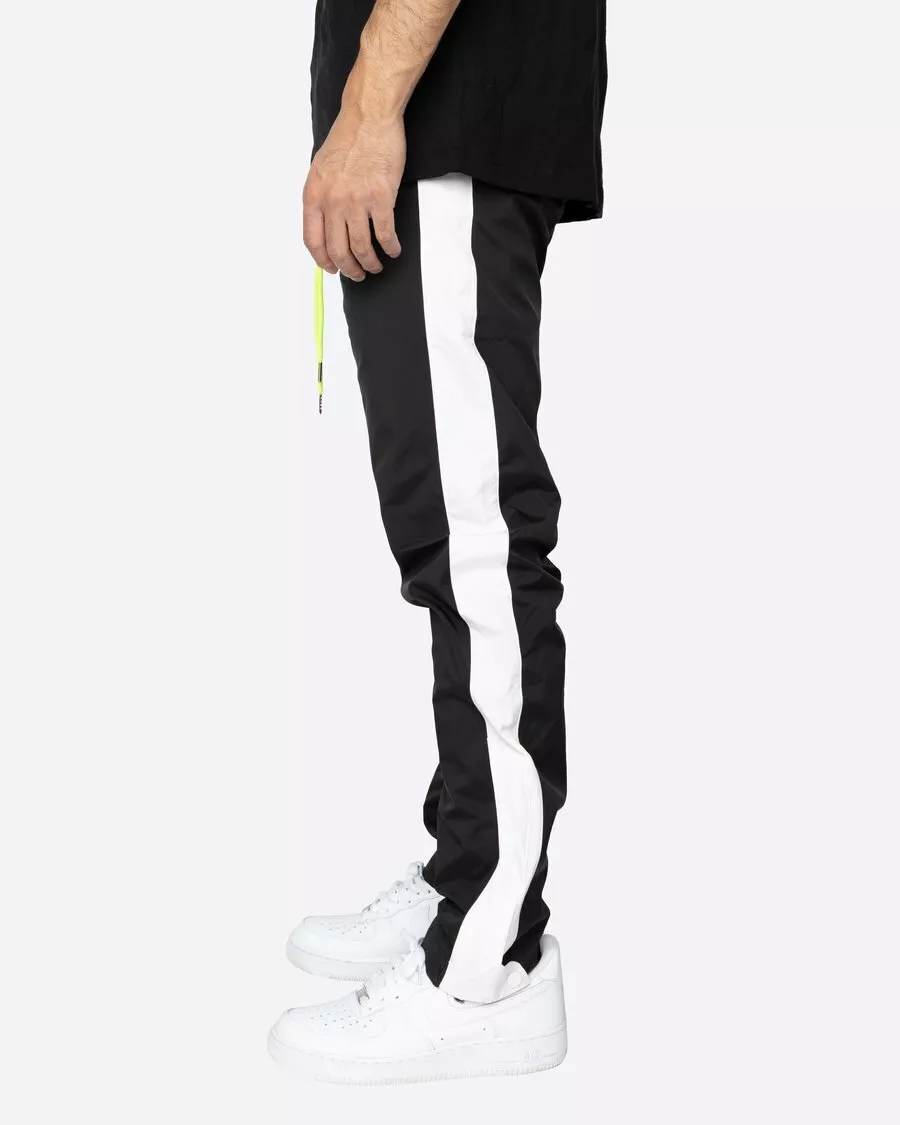 EPTM NYLON BASIC TRACK PANTS BLACK WHITE