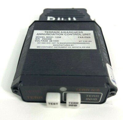 Mid-Continent MD41-1208 (5V) TAWS Annunciation Control Unit