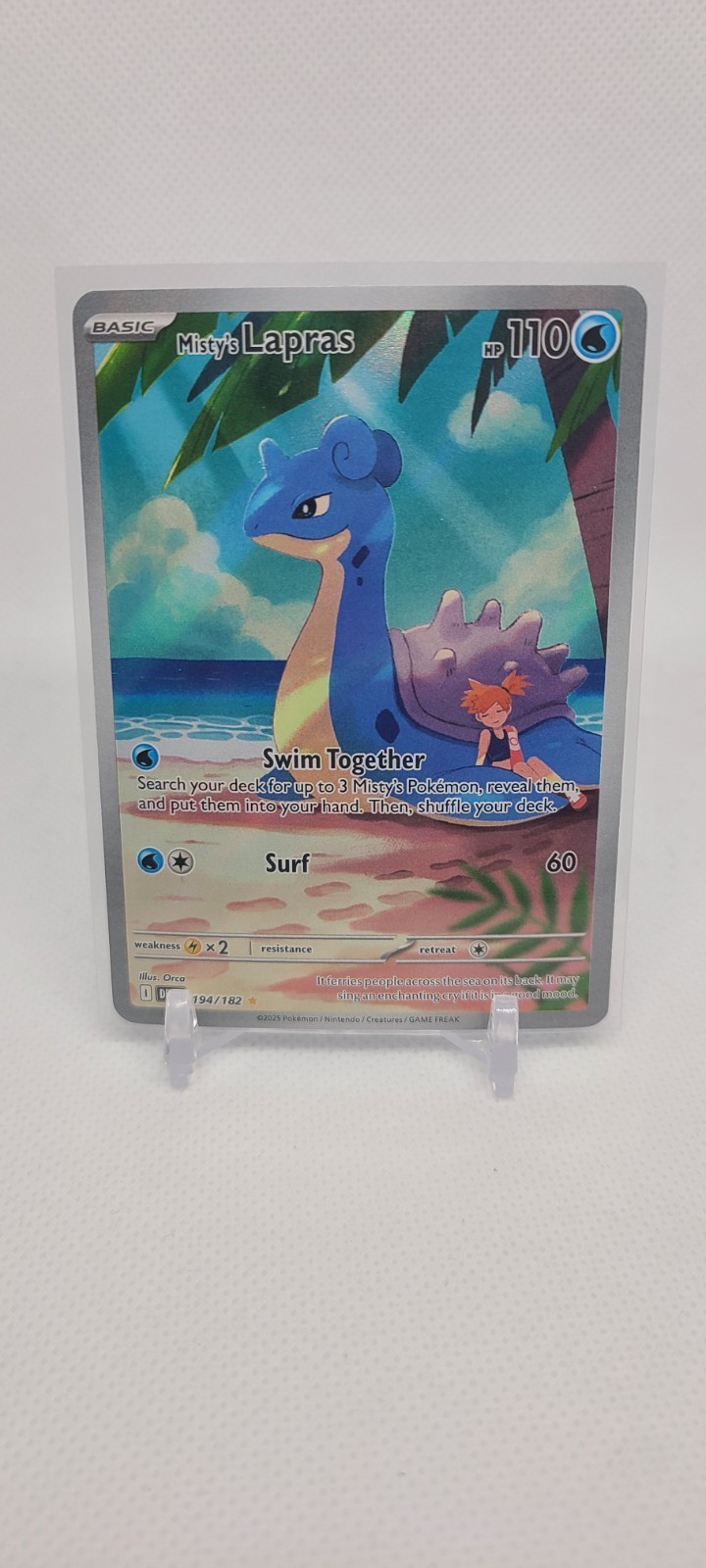 Misty's Lapras 194/182 Sv10: Destined Rivals Holo