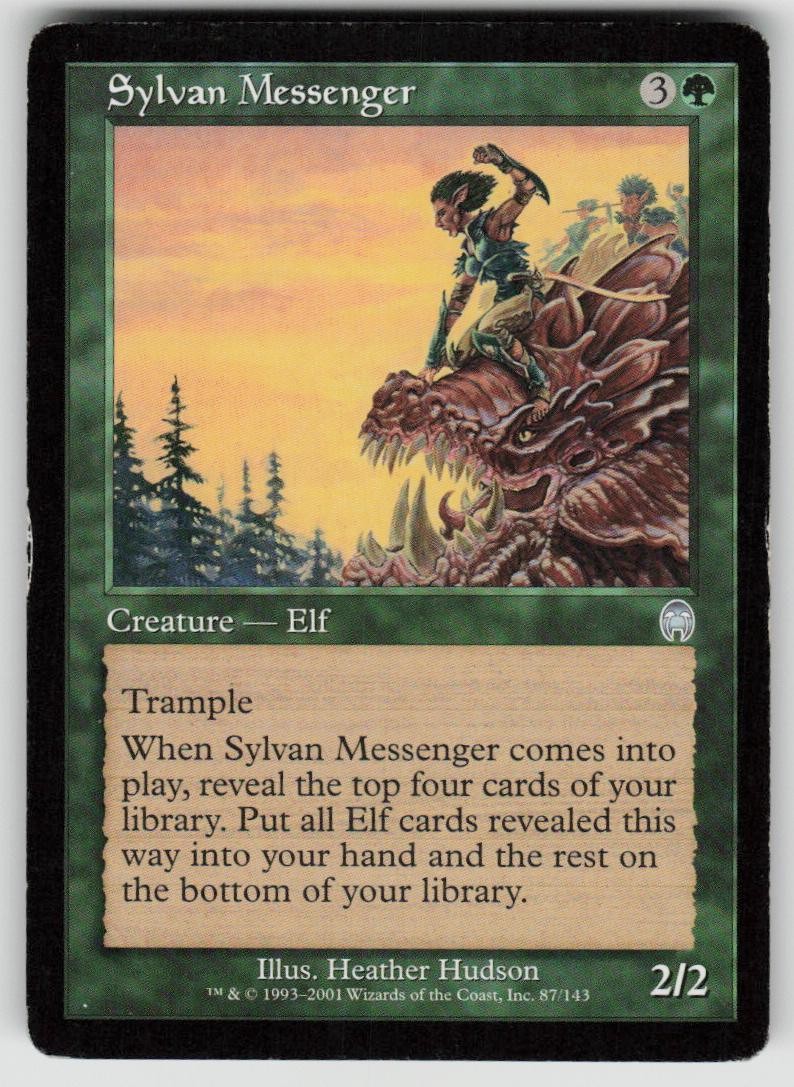 SYLVAN MESSENGER 87 Apocalypse Magic: The Gathering Uncommon LP