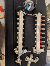 Stainless Steel Manifold for Underfloor Heating 8 Port With Pump