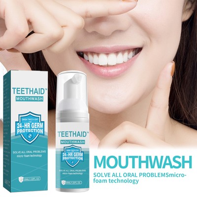 Zähne Reinigung Mousse Zahnpasta Teethaid Mundwasser Vorbeugung von Zahnverfall