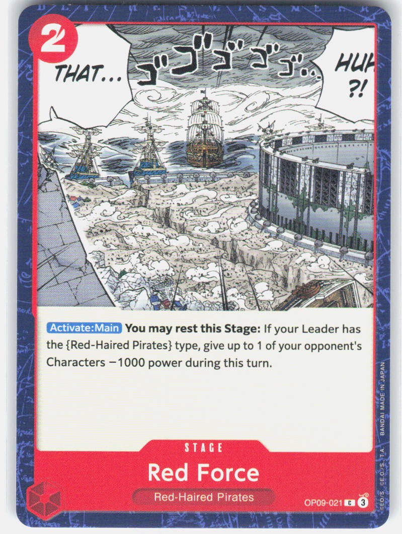 One Piece Red Force [OP09-021] NM