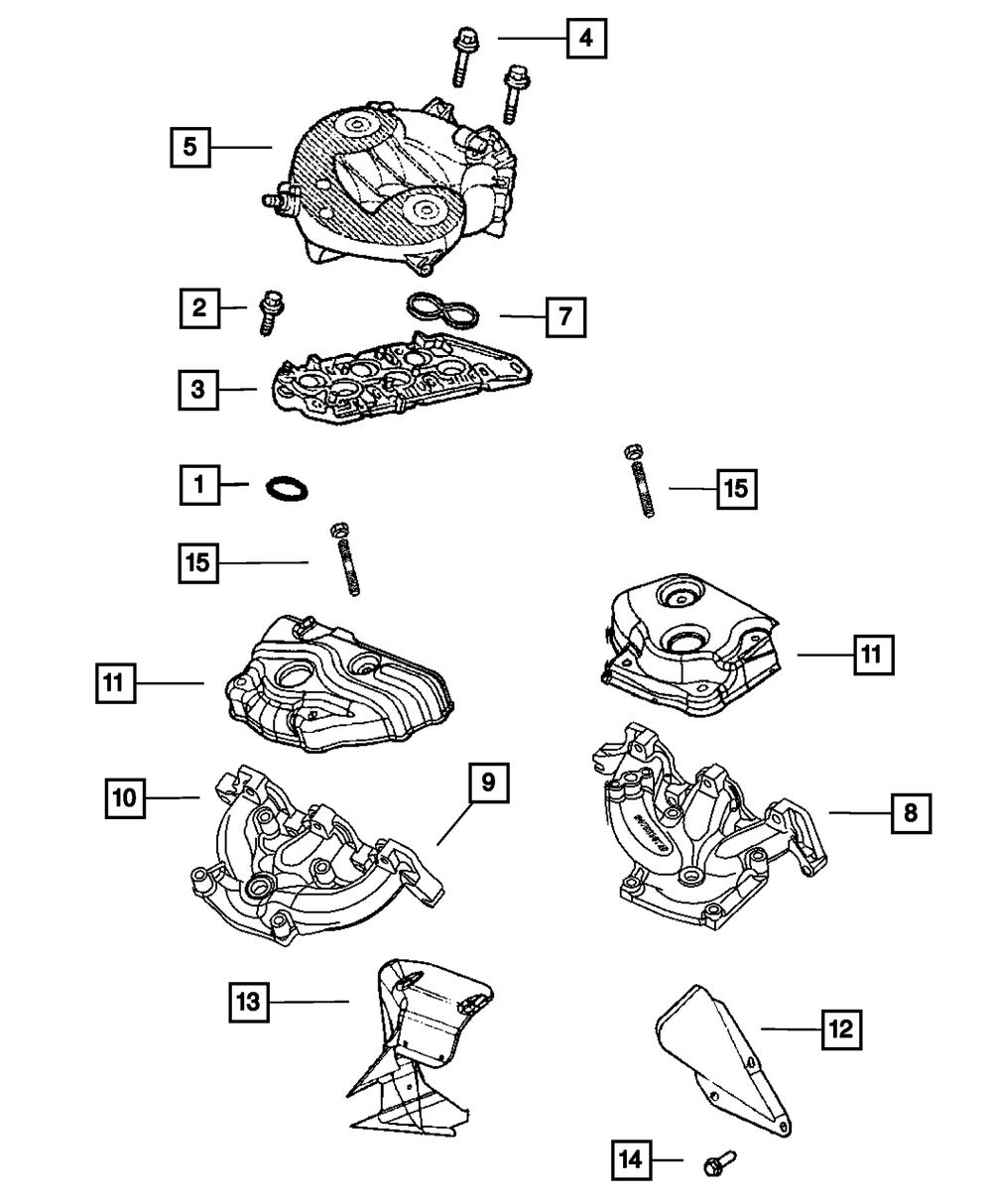 Genuine Mopar Intake Manifold Plenum 4593539AC OEM Replacement
