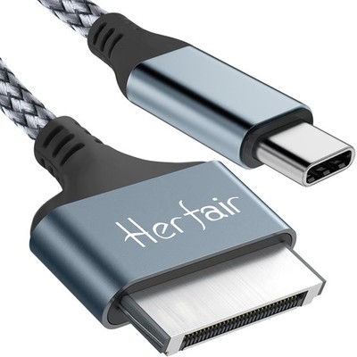 Herfair 30 Pin to USB C Charger Cable Nylon Braided Charging Cord Compatible