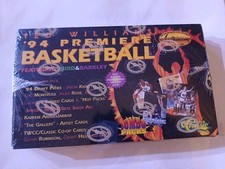 1994 CLASSIC TED WILLIAMS PREMIERE NBA BASKETBALL FACTORY SEALED BOX