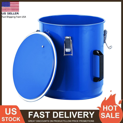 #ad #ad Fryer Grease Bucket 6 Gal for Hot Cooking Oil Container with Lid amp; Lock Clips $64.59