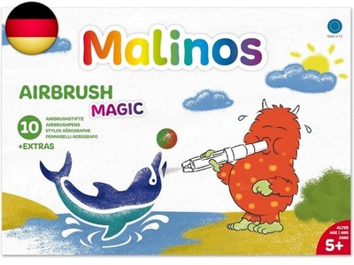 MALINOS 300964 Airbrush-Magie Stifte, 10+ extra
