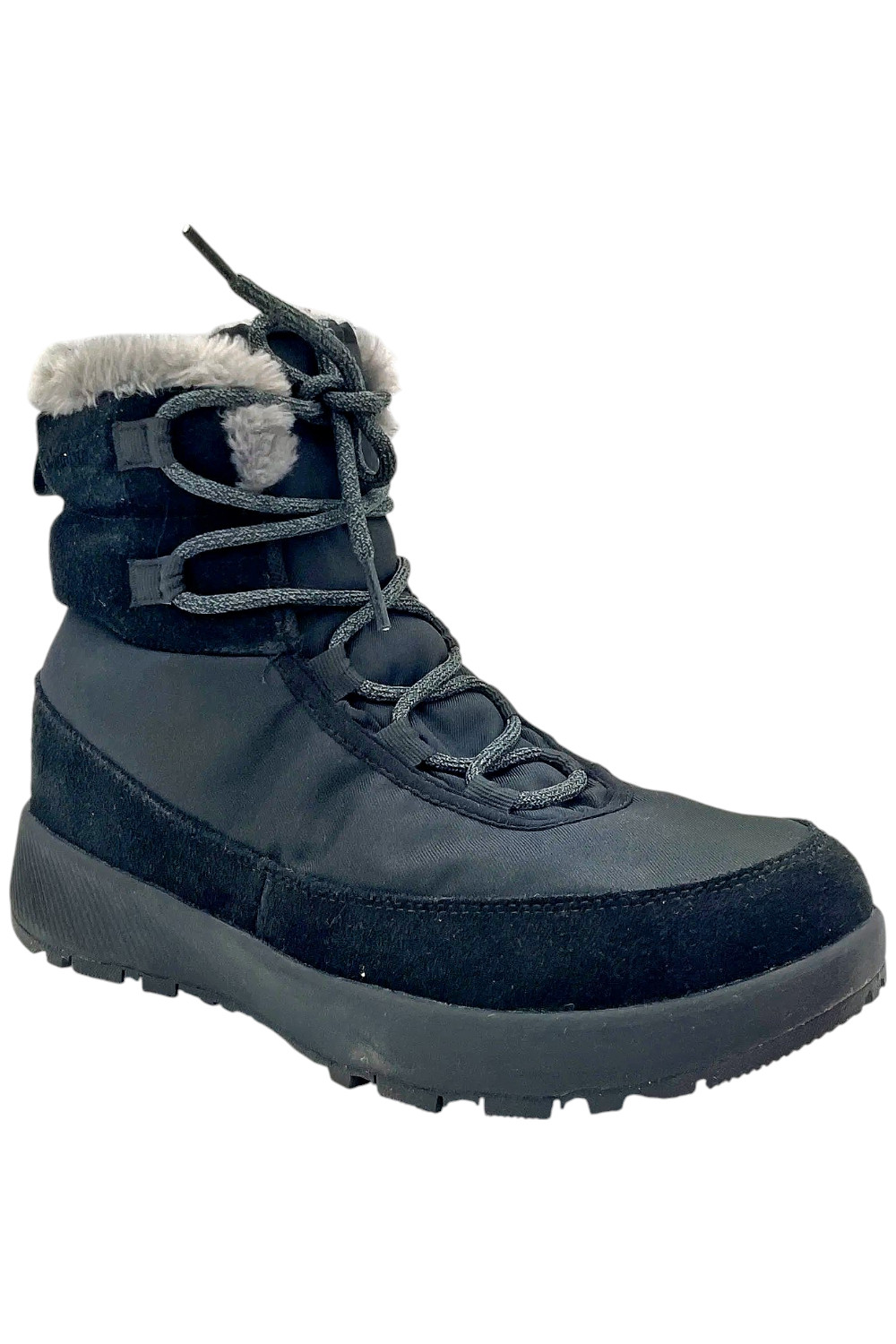 Ботинки Columbia Womens Slopeside Peak Boot Titanium II черныеграфитовые 12590₽