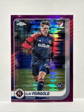 2025 Topps Chrome MLS - Base - #96 Ilay Feingold RC - Magenta Pulsar💎