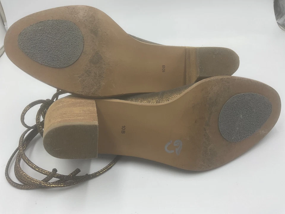 Miss Albright Specialty Atar Metallic Bronce Bloque Tacón Talla 10B Foto 4 de 4