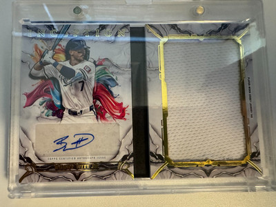 2025 Topps Inception Bobby Witt Jr. Auto Jumbo Relic Book /25 (12/25)