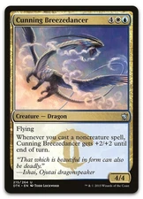 Cunning Breezedancer #215 (LP) Dragons of Tarkir DTK Magic MTG
