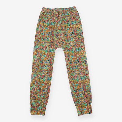 Fred and Noah Girls Rainbow Leggings Cotton Multicoloured, 3-4 years