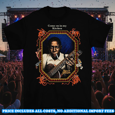 Robert Johnson s Music T-shirt All S to 5XL PA169 FREE SHIPPING