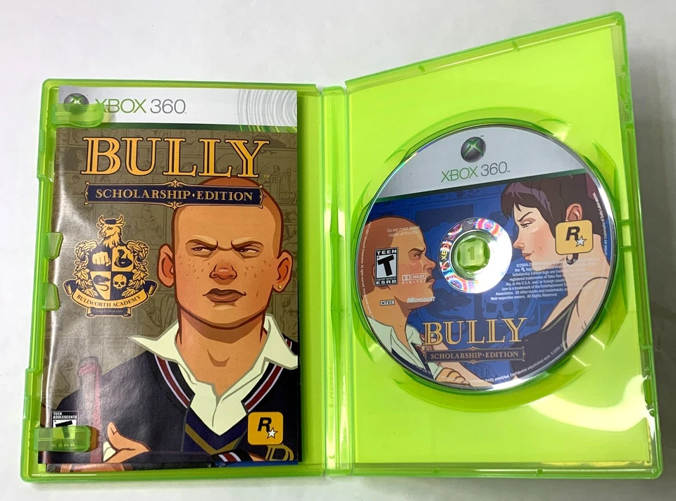 Bully Scholarship Edition (Microsoft Xbox 360, 2008) w/ Poster CIB Game - Image 3 of 4