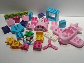 Duplo Lego 10830 Minnie Mouse Cafe 100% Complete Set (No Box/instructions)