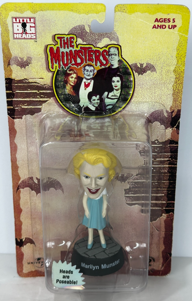 Marilyn Munster Little Big Heads Sideshow Toy The Munsters 1999 (A