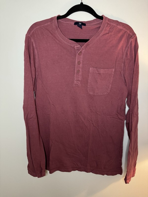 Gap Men’s Long Sleeve With Buttons Medium
