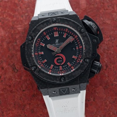 Hublot King Power Alinghi Diver 4000m 48 Forged Carbon Special Edition