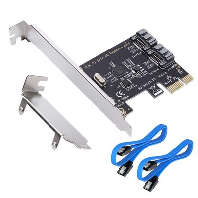 MHQJRH PCI Express 3.0 (2-Port) Controller Card, PCIe to SATA III 6Gb/s... 