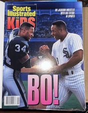 BO JACKSON Jan 1992 SI FOR KIDS Magazine w/ Rare MICHAEL JORDAN UNCUT MT-MT+