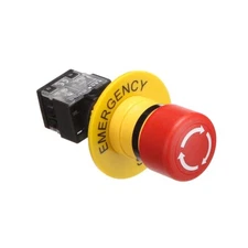 1PC EAO SWITCH EUS-61-3440.415511LX Switch, E-Stop, DPST-2NC, On, Maintained, R