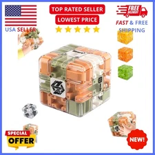 Puzzle Maze Cube,Large Labyrinth 3D Puzzle Maze Cube,Engaging Brain Teaser Toy