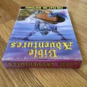BIBLE ADVENTURES CIB w/ manual & box for Nintendo NES (1991), TESTED & WORKS!